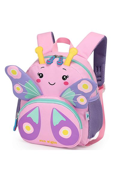 SUN EIGHT Preschool Backpack Cute Butterfly Schoolbag for Baby Girl and Boy 1-5 Years, SE2806