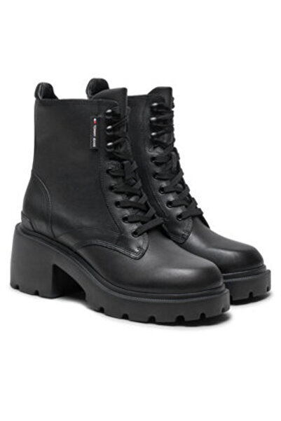 Tommy Jeans Γυναικείες Μπότες EN0EN02640 Μαύρες
