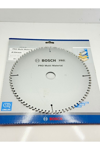 ERZURUMLUTEKNİK BOSCH 254MM MULTİ METARİAL ELMAS DAİRE TESTERE 80 DİŞ