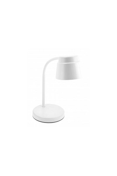 GTV LED desk lamp Helin LB-HEL6W-00-DEC, with switch, 6W, 350lm, neutral light, white, IP20,