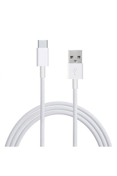 Gear Cablu de alimentare de date USB la tip C, 2A, compatibil, 480 Mbps, 1 m, Arctic Snow