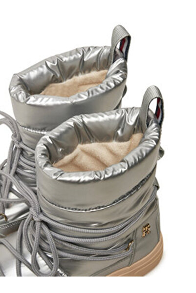 Tommy Hilfiger Ghete de zăpadă pentru femei FW0FW08442 argintii