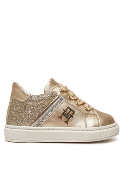 Tommy Hilfiger Girls Sneakers T1A9-33932-0829514 Gold