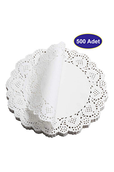 sska Kağıt Bardak Çay Tabağı Altlığı 500 Adetlik 1 Paket 9 Cm. - Beyaz