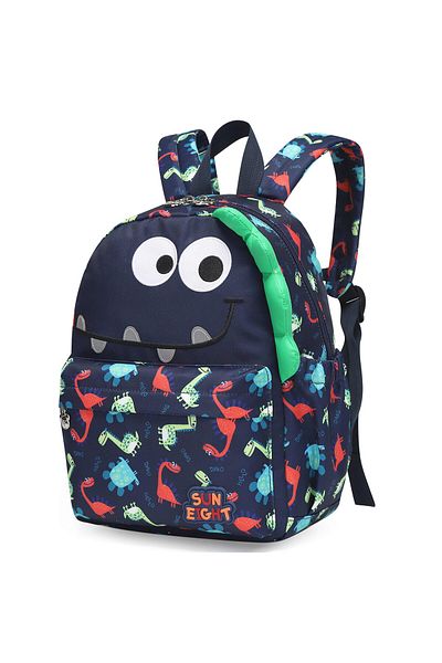 SUN EIGHT Preschool Toddler Kids Backpack Cute Dinosaur School Bag for Boys For 2-5 Years, SE90074