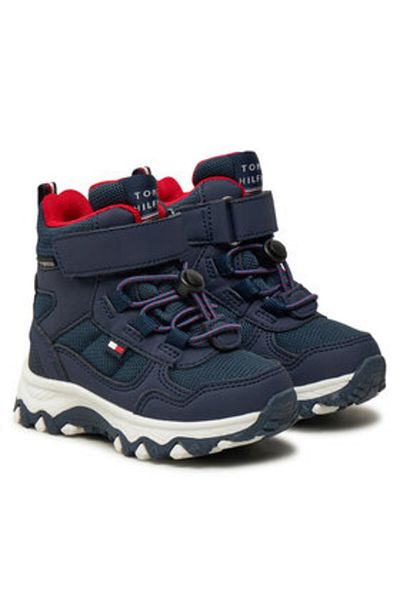 Tommy Hilfiger Boy's Snow Boots T1X5-33710-1492800 Navy Blue