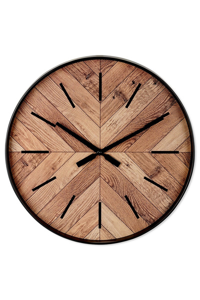 shumee Ceas de perete negru 50 cm