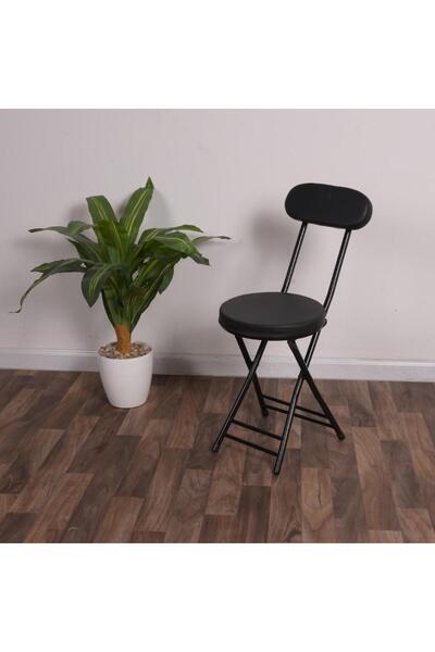 MOSTAFA كرسي صلاة قابل للطي دائري بمقعد اسفنج مريح