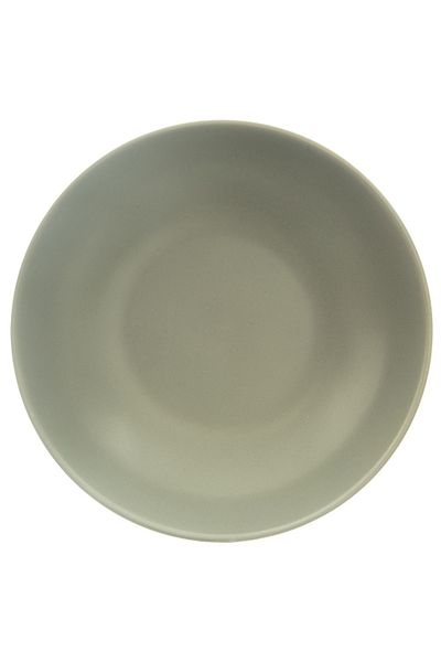 shumee Deep ceramic flat plate, green, 20.5 cm