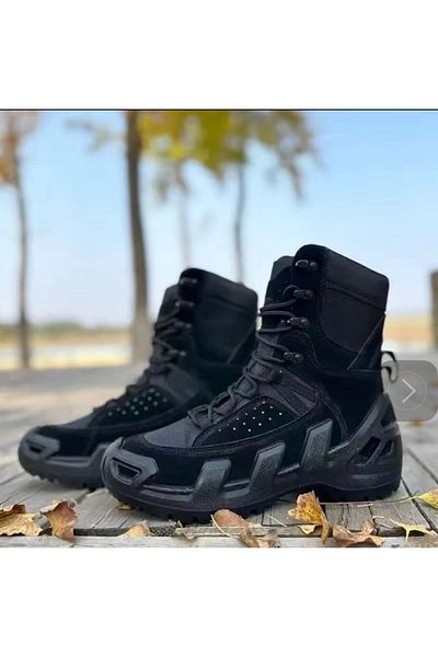 Lion camo Tactical Boots Trekking Boots Madness Black Outdoor Sports Leather