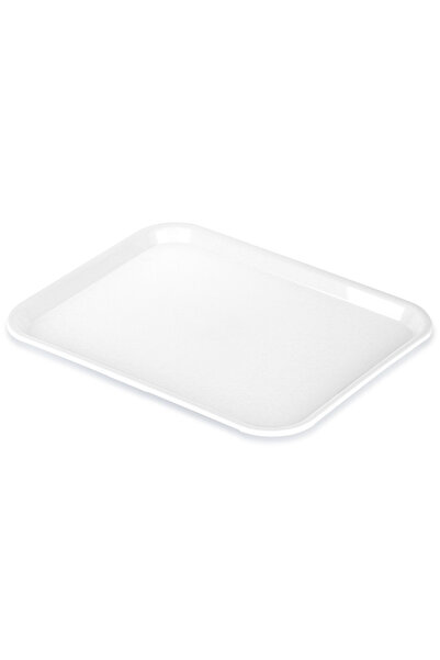 shumee Tavă de servire din plastic alb 45,5x35,5 cm