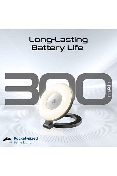 Promate Ultra-Slim MagSafe Compatible Rechargeable LED Ring Light