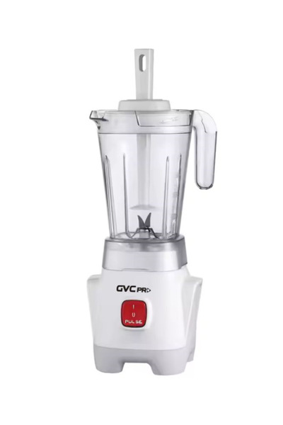 GVC PRO GVC Pro Blender, 3 in 1, 600 Watts, 1.25 Liters, 2 Speeds, 2 Mills, White, GVCBL-270