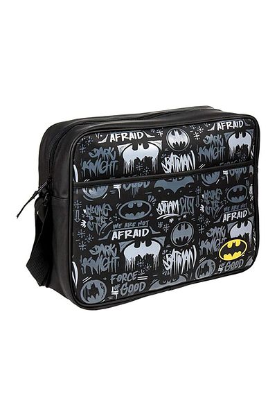 Batman Shoulder bag, Black, 36 x 11 x 30 cm,