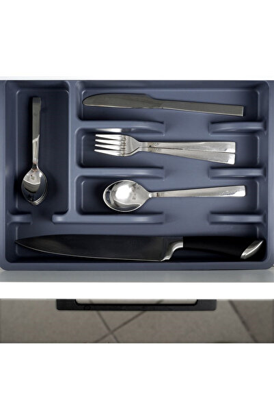 shumee Cutlery drawer insert, grey, 36x25.5 cm