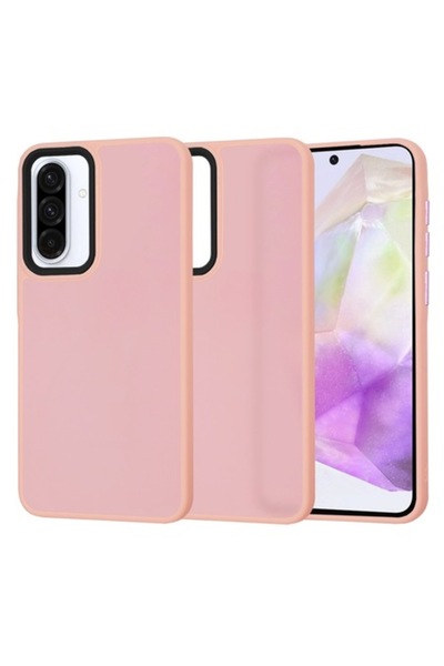 Gear Carcasă de protecție pentru Samsung Galaxy A56 5G, plastic dur, roz pal ...