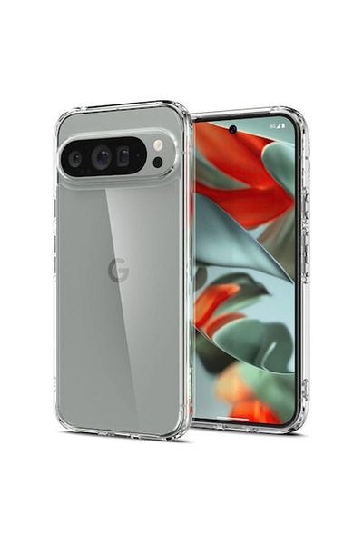 Gear Carcasă pentru Google Pixel 9 Pro XL - Spigen Ultra Hybrid, O76, Silicon, Transparentă