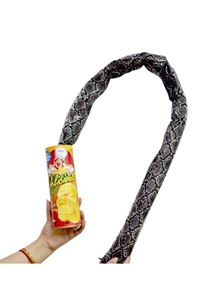 Generic Classic Prank Potato Chip Snake Toy Gift Realistic Can Durable Sturdy