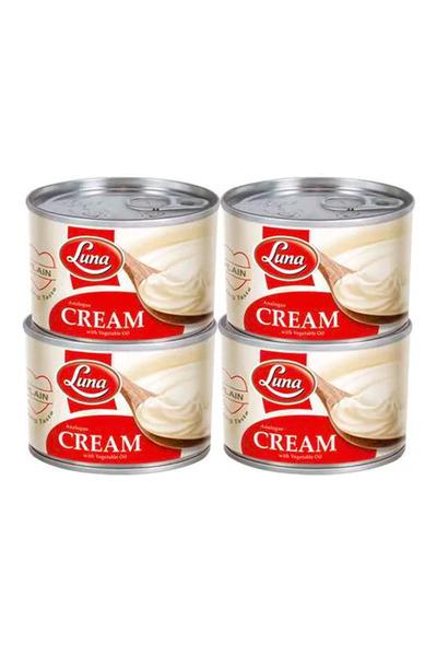 Luna Analogue Cream With Vegetable Oil, 155g × 4
