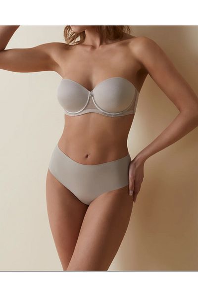 CEGEB 5-Pack High Waist Basic Laser-Cut Bikini Panties Kilot 5-Pack 5 Different Colors