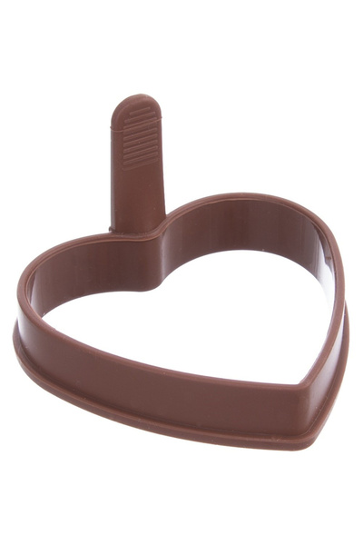 shumee SILLINIE Formă de ouă din silicon maro în formă de inimă