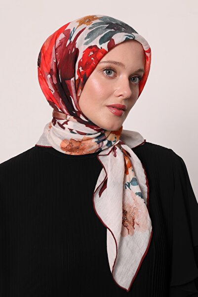 LuvenSara Καλοκαιρινό κασκόλ |   Μπορντό