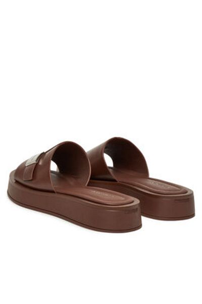 Calvin Klein Women's Flip-Flops HW0HW02368 Brown