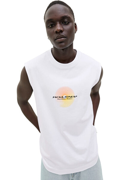 Jack & Jones Maieu JACK & JONES Alma Αμάνικη Μπλούζα με Κουκούλα - 12276950-Φωτεινό Λευκό