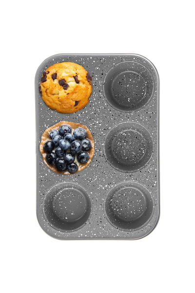 shumee LARGE granite muffin pan