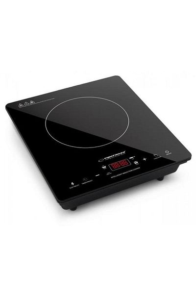 ESPERANZA Induction Cooker EKH009, 2000 W, 4 Cooking Functions, 8 Heating Levels, Temperature Displa