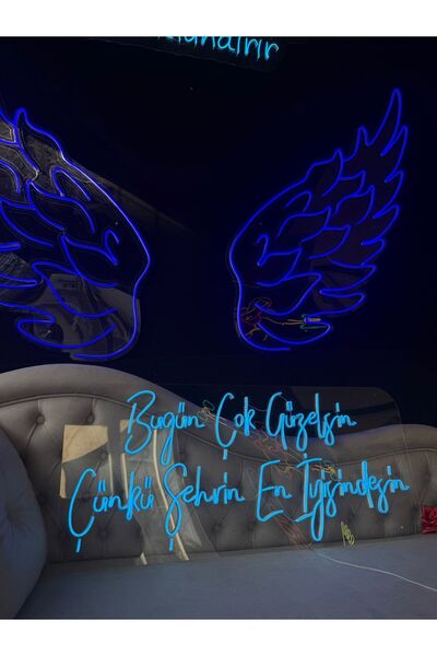 NEON TABELACIM Bugün Çok Güzelsin Çünkü Şehrin En İyisindesin Yazılı Neon Tabela