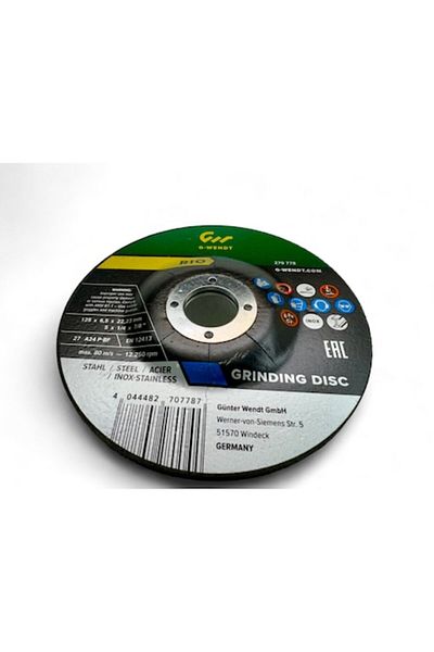 FEN Set 10 Discs Grinding RIO Steel - INOX 125X6.5mm G-WENDT Germany