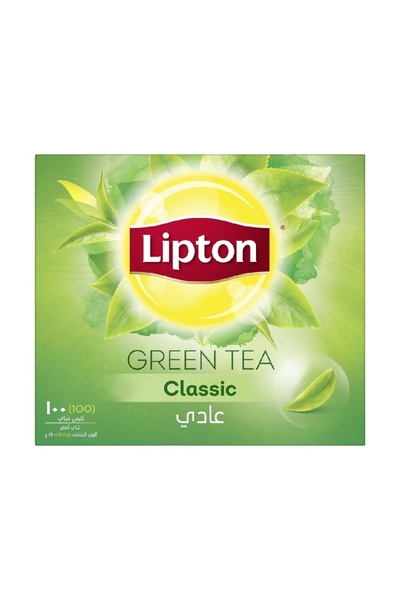 Lipton شاي أخضر كلاسيكي، 100 كيس شاي