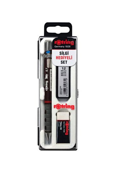 Rotring مجموعة روترينج تيكي فيرساتيل بني مكونة من 3 قطع هدية ممحاة للمدرسة