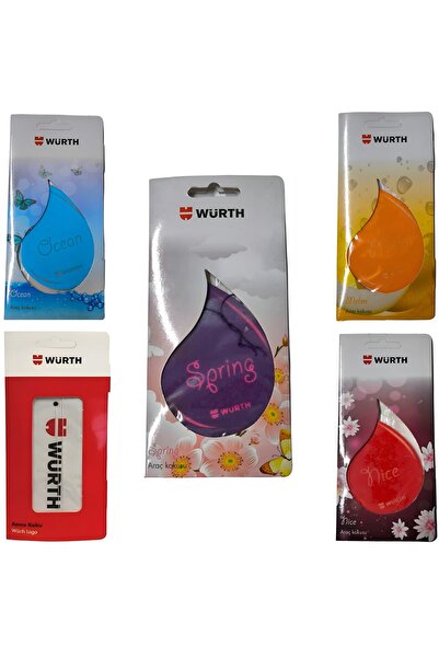 Würth 5 ÇEŞİT KARIŞIK ASMA KOKULARI (5 ADET)