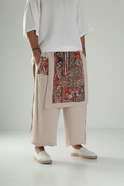 COCOPELLI Ethnic Patterned Tokyo Baggy Trousers