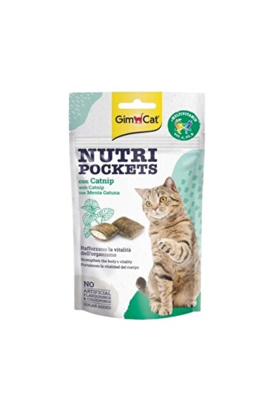 Gimcat Gim Cat Kedi Ödül Tableti Nutri Pockets Kedi Otu Multivitamin 60 gr