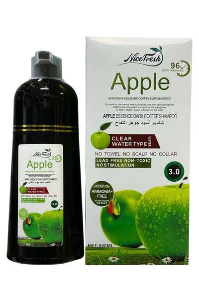 nice fresh Natural Hair Color Shampoo Ammonia Free No.3 Dark Coffee Color 1000ml