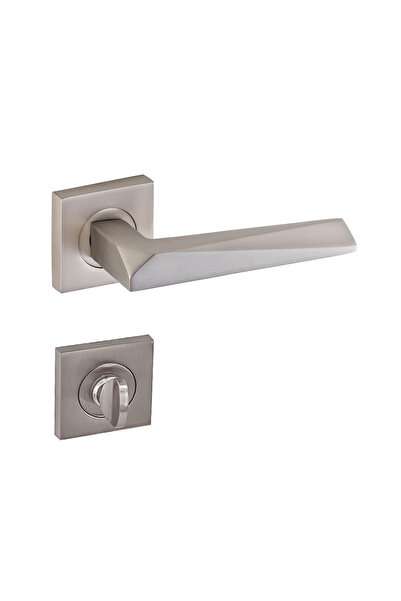 EYMEN YAPI Doğans Concept Prizma Lux Square Rosetă Mâner de ușă Satin WC