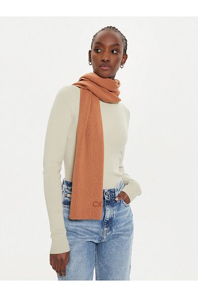 Calvin Klein Women's Scarf K60K612601 Brown
