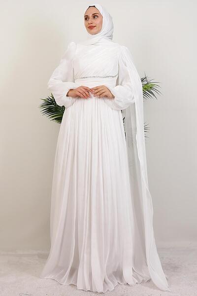 giz astore Paris Abiye Beyaz