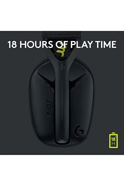 logitech G435 Lightspeed Wireless Gaming Headset – Black