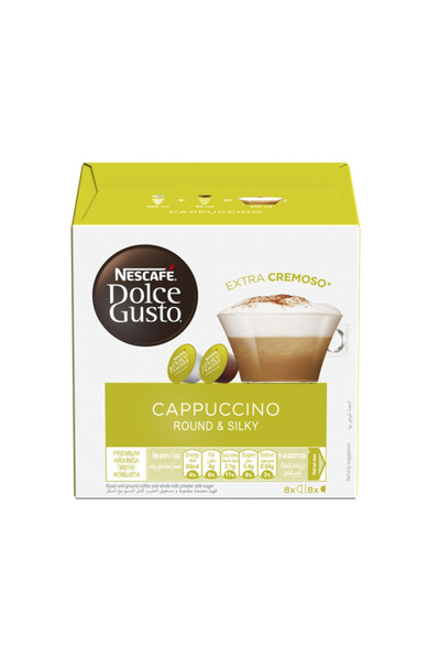 Nescafe Dolce Gusto Cappuccino Round & Silky, 186.4G