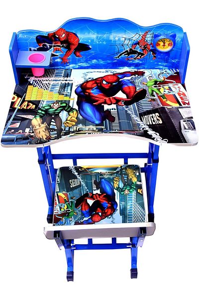 Generic Spider Children's Study Table and Chair in Handmade Toby Wood
