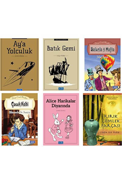 Beyaz Balina Yayınları Kırık Çömlek Parçası Ortaokul 6 Kitap Set
