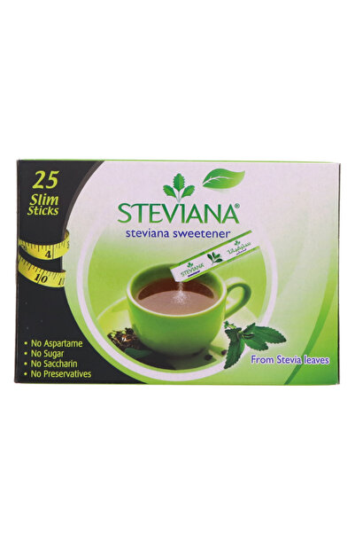 Steviana مُحلي خالي من السعرات الحرارية، 25 قطعة، 37.5 جم