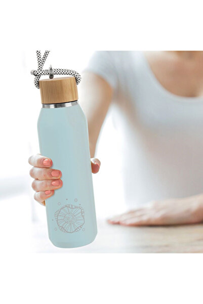 shumee Blue vacuum steel thermos bottle 580 ml