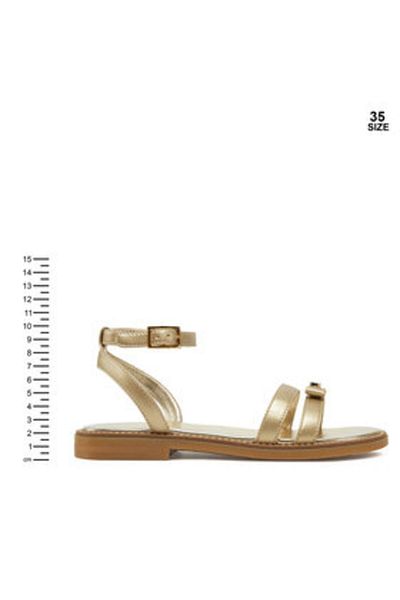Calvin Klein Jeans Girls Sandals V4A2-83052-1322514- Gold