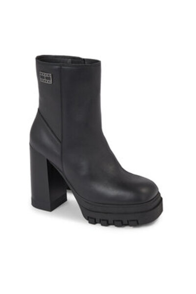 Tommy Jeans Ghete de damă până la gleznă EN0EN02256 Negre