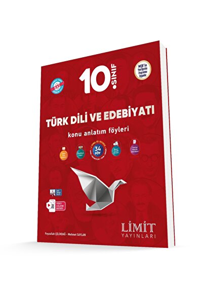 Limit Yayınları Limit 2026 10. Sınıf Türk Dili Ve Edebiyatı Konu Anlatım Föyl...